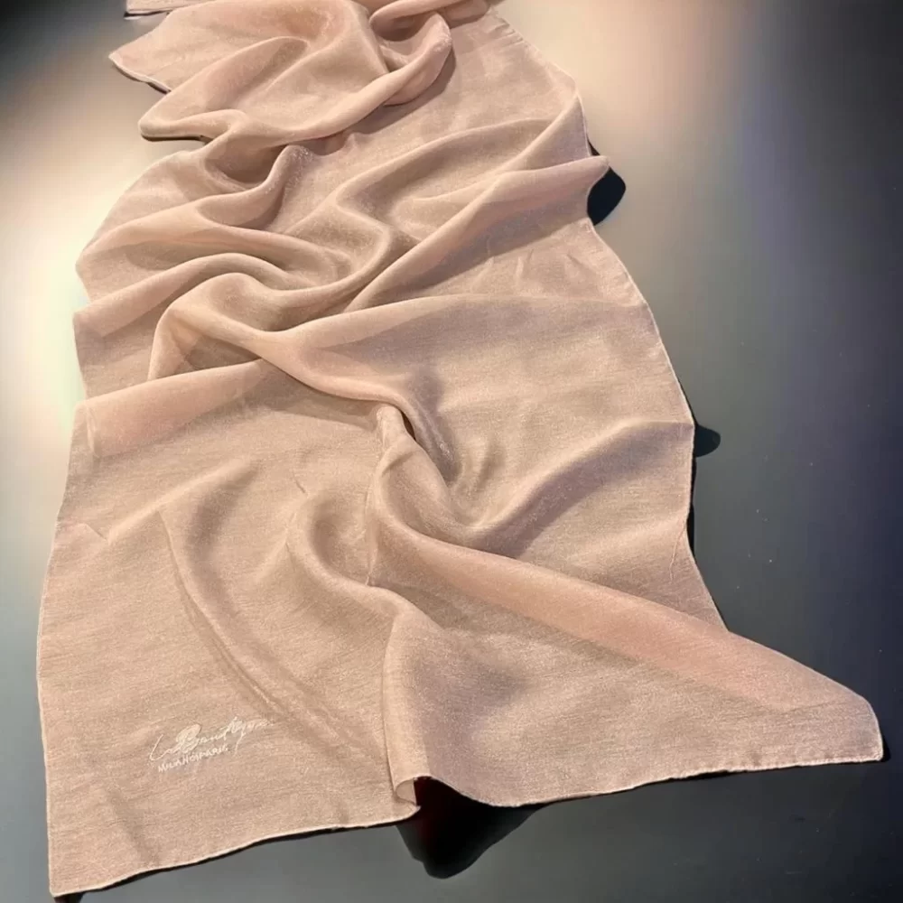 Glitter Shawl - Milky Coffee - 70x190