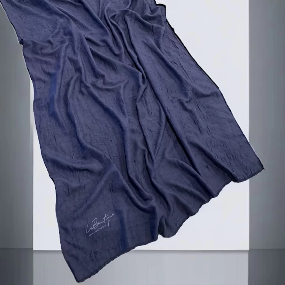 Be Happy Shawl Navy Blue
