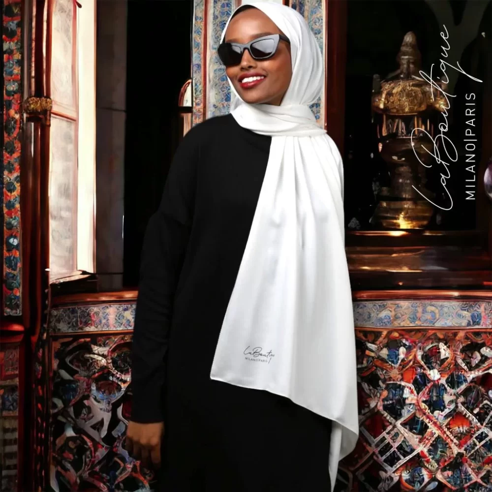 Free Shawl - White - 70x190