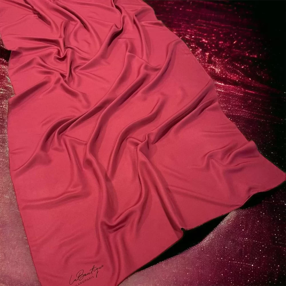 Free Shawl - Claret Red  - 70x190
