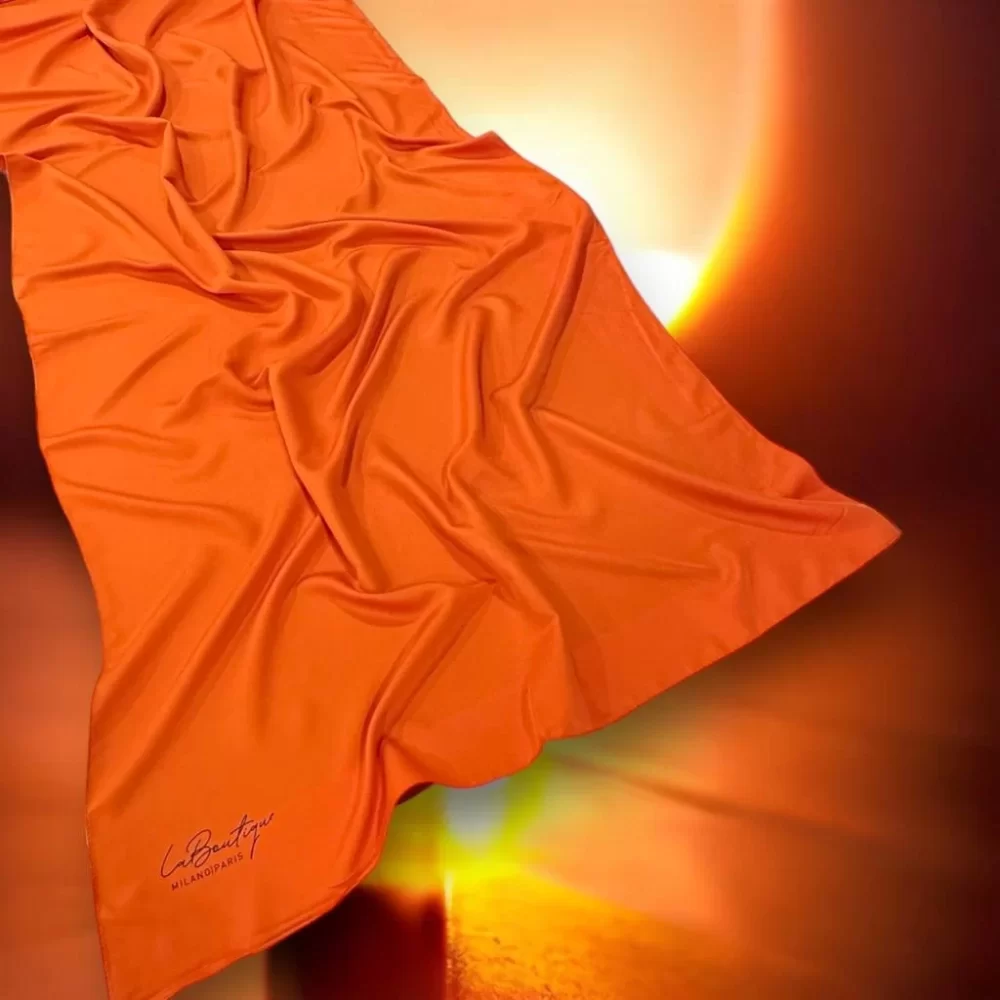 Free Shawl - Orange- 70x190