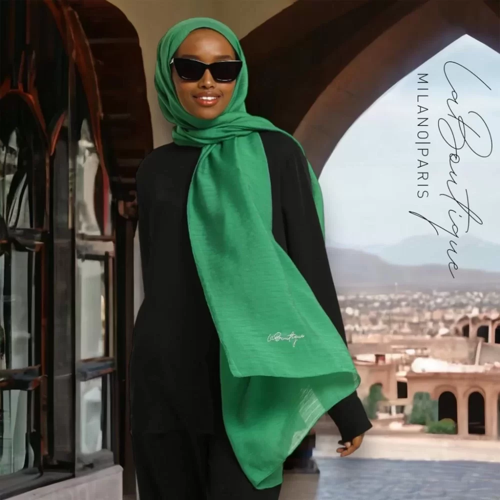 Herbal Planty Scarf - Benetton - 70x190