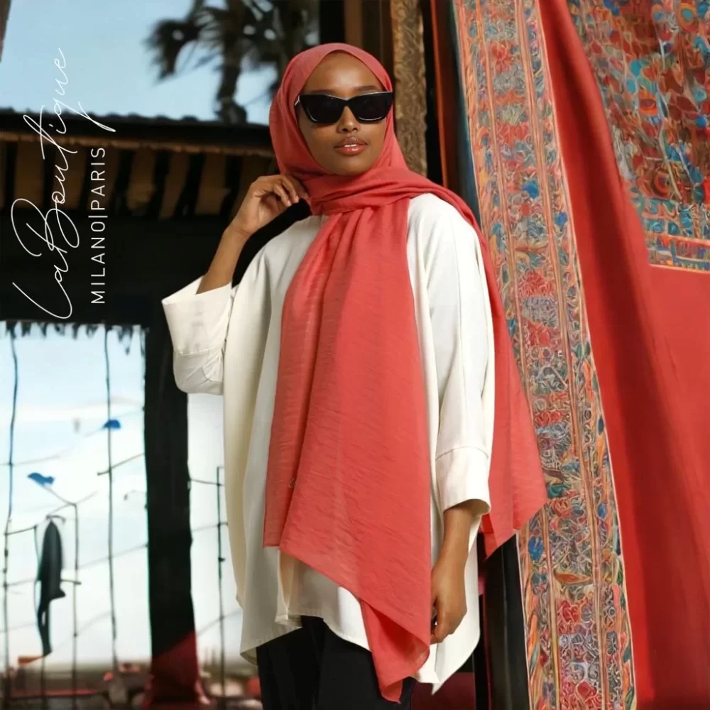 Herbal Planty Shawl Indian Red