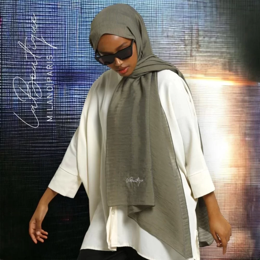 Herbal Planty Scarf - Camouflage - 70x190